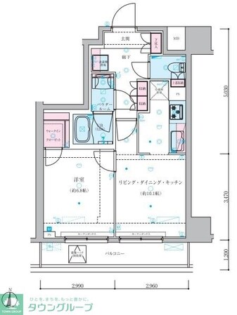 ジェノヴィア両国VIグリーンヴェールの物件間取画像